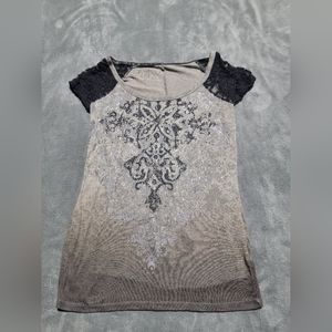 Maurices faded bling T-shirt